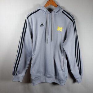 Adidas Michigan Wolverines Pullover Hoodie Size Small Yellow USA University